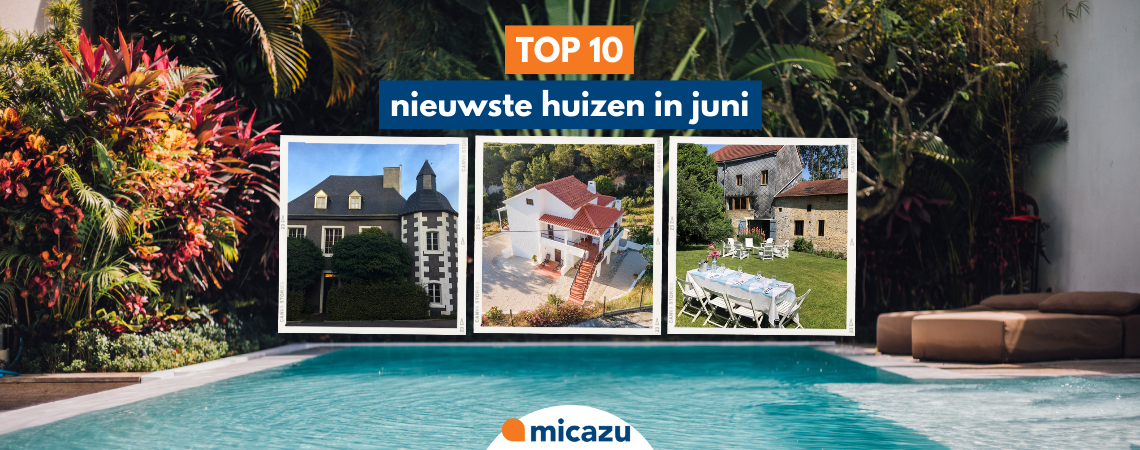 Top 10 nieuwste huizen in juni Top 10 nieuwste huizen in juni