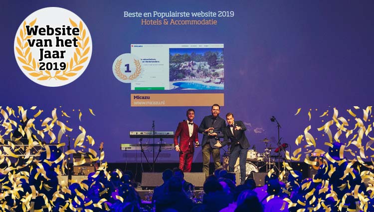 Micazu 2x winnaar! Beste & Populairste Website van het Jaar 2019