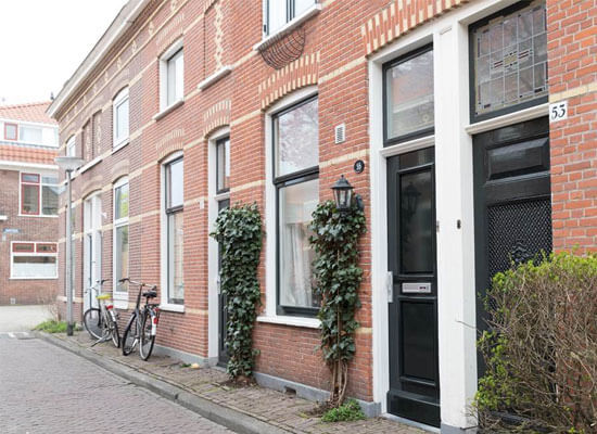 Vermeerhuisje Delft buitenkant